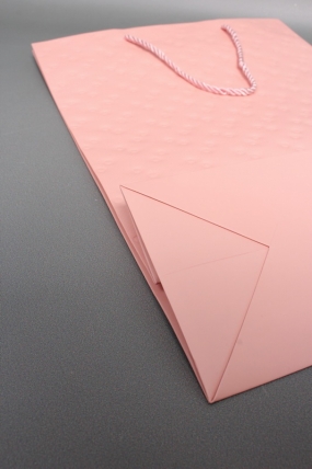 Сумка ЛЮКС Кнопки металл 31*42*12 розовый  L1993