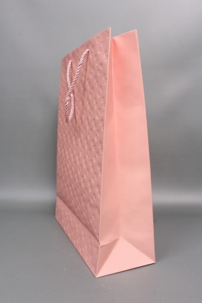 Сумка ЛЮКС Кнопки металл 31*42*12 розовый  L1993