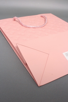 Сумка ЛЮКС Кнопки металл 26*32*12 розовый  L1992