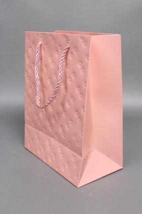 Сумка ЛЮКС Кнопки металл 23*18*10 розовый  L1991