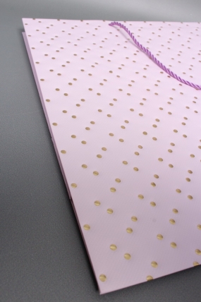 Сумка ЛЮКС Кнопки металл 50*40*15 сирень  L1994