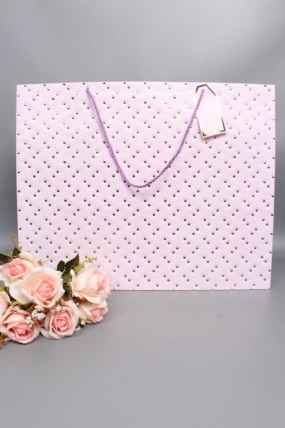 Сумка ЛЮКС Кнопки металл 50*40*15 сирень  L1994