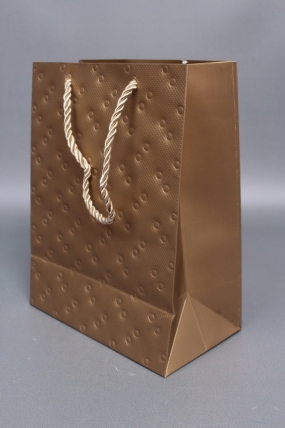 Сумка ЛЮКС Кнопки металл 23*18*10 золотой  L1991