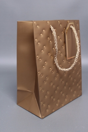 Сумка ЛЮКС Кнопки металл 23*18*10 золотой  L1991