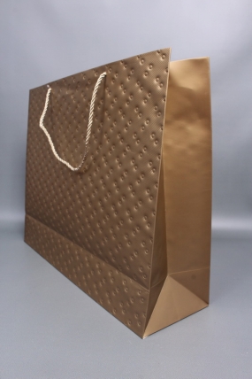 Сумка ЛЮКС Кнопки металл 50*40*15 золото  L1994