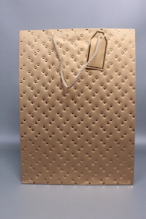 Сумка ЛЮКС Кнопки металл 31*42*12 золото  L1993