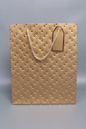 Сумка ЛЮКС Кнопки металл 26*32*12 золото  L1992