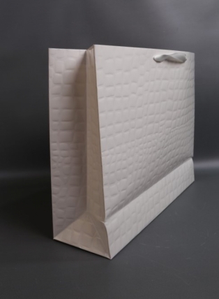 Сумка Люкс Лак тиснение кожа 50*40*15 белая L199