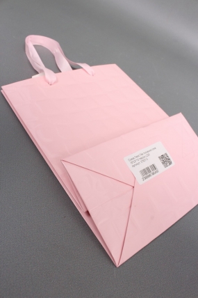 Сумка Люкс Лак тиснение кожа 18*23*10 персик L226