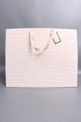 Сумка Люкс Лак тиснение кожа 50*40*15 пудра L494