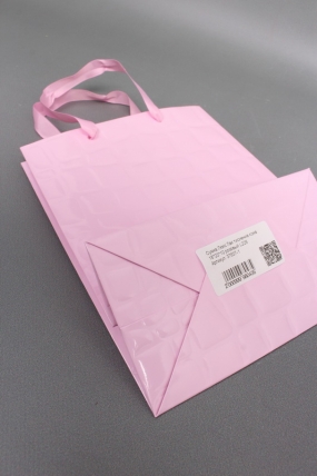 Сумка Люкс Лак тиснение кожа 18*23*10 розовый L226