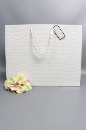 Сумка Люкс Лак тиснение кожа 50*40*15 серый L494