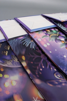 Сумка ЛЮКС Новогодняя ночь НГ с блестками 31*41*12  N1939