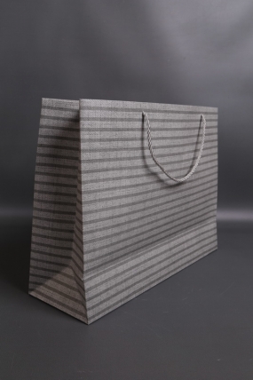 Сумка Люкс Полоска серая 47*35*15  L211  Цена за 1шт