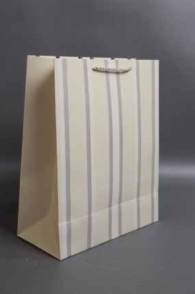 Сумка Люкс Полосы металл  32*26*12  шампань  L569