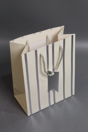 Сумка Люкс Полосы металл  18*23*10  шампань  L570