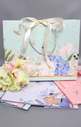 Сумка Люкс с бантом Цветочный аромат 32*26*12  L252