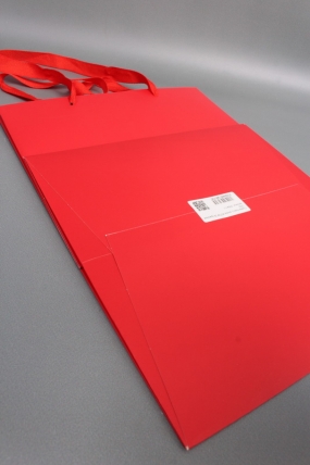 Сумка Люкс с окном 40*29*29 красный L332