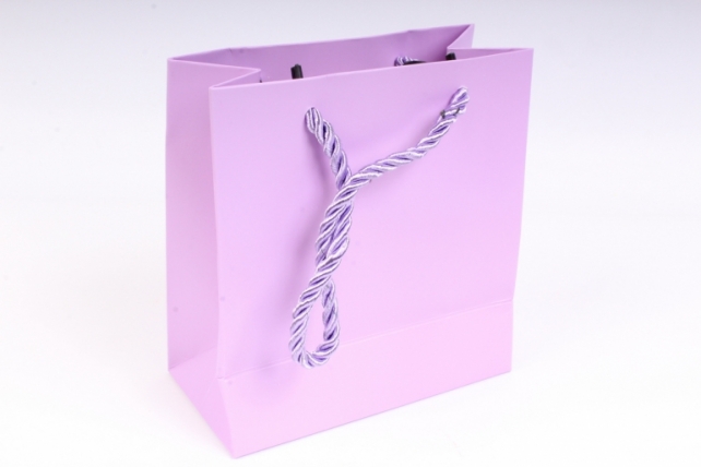 сумка  люкс  сиреневая 15*15*8 (10 шт в уп) 26l