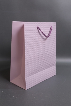 Сумка Люкс Тиснение клетка  26*32*12 сирень  L2932 Цена за 1шт