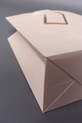 Сумка Люкс Тиснение Розы 18*23*10 крем Цена за 1шт  L460