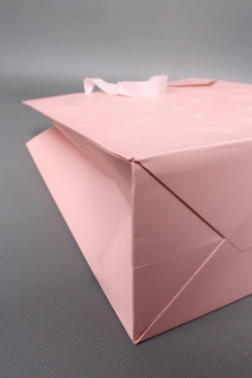 Сумка Люкс Тиснение Розы 32*26*12 персик Цена за 1шт  L459