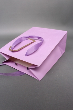 Сумка Люкс Тиснение Розы 18*23*10 сирень Цена за 1шт  L460