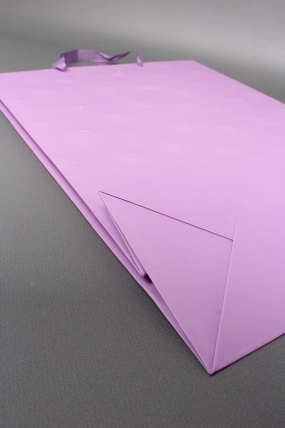 Сумка Люкс Тиснение Розы 31*42*12 сирень  Цена за 1шт  L458