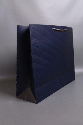 Сумка Люкс Золотая диагональ 50*40*15 синий    L497