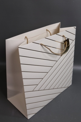 Сумка Люкс Золотая диагональ  38*38*18  шампань    L496