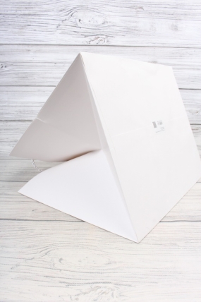 Сумка Люкс Золотая клетка 30*38*30 белая L604N