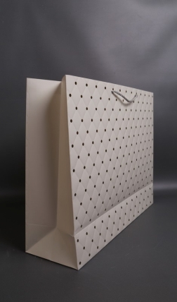 Сумка Люкс Золотая кнопка 50*40*15 шампань     L492