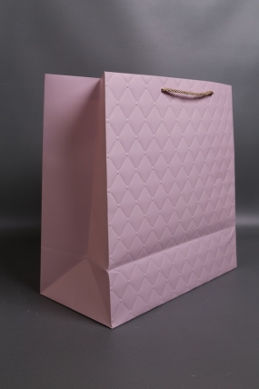 Сумка Люкс Золотая кнопка  38*38*18   лиловая  L495