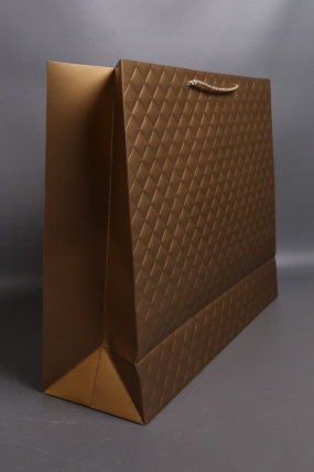 Сумка Люкс Золотой Ромб 50*40*15  золото L402 Цена за 1шт