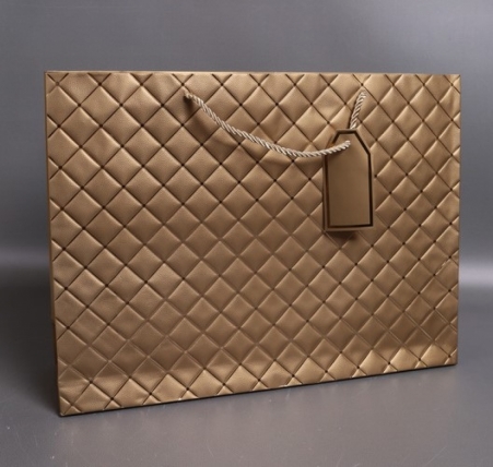 Сумка Люкс Золотой Ромб 31*42*12  золото L401 Цена за 1шт