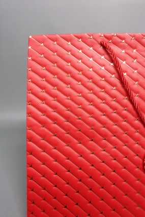 Сумка ЛЮКС Золотые стрелы 30*38*30 красный L604