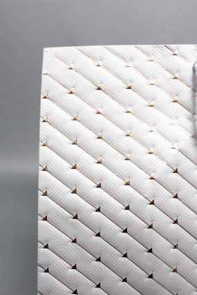 Сумка ЛЮКС Золотые стрелы 30*38*30 серебро L604