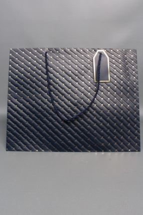 Сумка ЛЮКС Золотые стрелы 30*38*30 синий L604