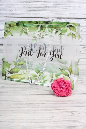 Сумка пластиковая "Just For You"2, 27x21x11см  7299Н