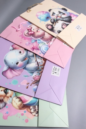 Сумка  Люкс Карамельки МИКС  26*32*12   D245