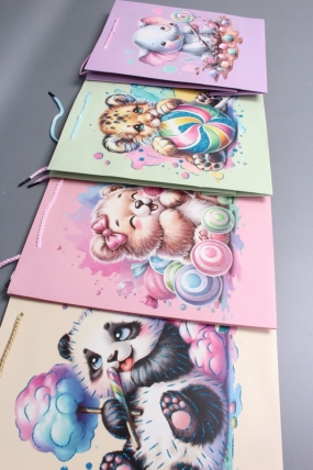 Сумка  Люкс Карамельки МИКС  26*32*12   D245