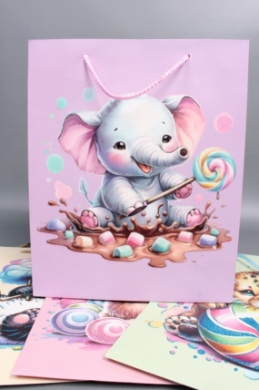 Сумка  Люкс Карамельки МИКС  26*32*12   D245