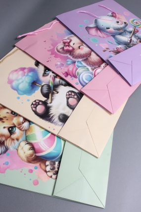 Сумка  Люкс Карамельки МИКС  31*42*12   D246