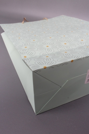 Сумка  Люкс Ромашки воздушные 31*42*12 фисташка   L1170