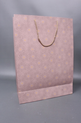 Сумка  Люкс Ромашки воздушные 31*42*12 пудра   L1170