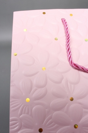 Сумка  Люкс Ромашки воздушные 26*32*12 розовый   L1169