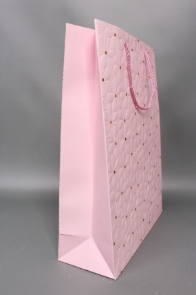 Сумка  Люкс Ромашки воздушные 31*42*12 розовый   L1170