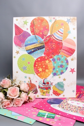 Сумка  Люкс Воздушные шары  42*53*15,5  L955