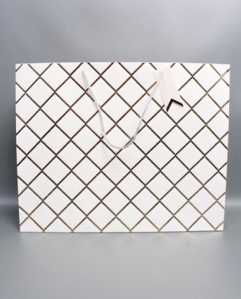 Сумка  Люкс  Резной ромб 50*40*15 шампань  L1505