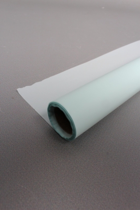 Упак. материал флористич. пленка "Водонепроницаемый тишью", 20 мкр, 58 см х 10 м, светло-голубой1647